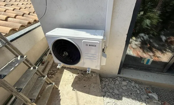 installation d'une climatisation Bosch dans le golfe de Saint-Tropez, Brignoles, Climathermofluide