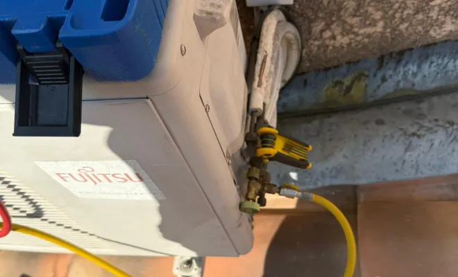 Recherche de fuite de gaz d'une climatisation à lorgues, Brignoles, Climathermofluide