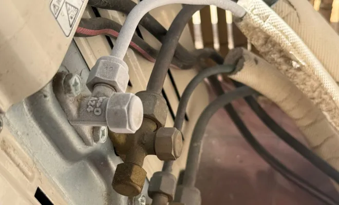 Recherche de fuite de gaz d'une climatisation à lorgues, Brignoles, Climathermofluide