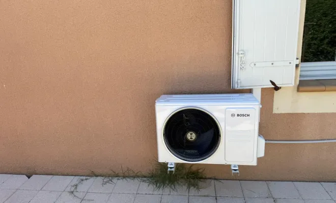 Installation d'une clim Bosch au Lavandou, Brignoles, Climathermofluide