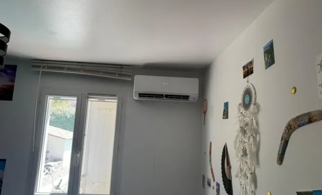 Installation d'une clim Bosch au Lavandou, Brignoles, Climathermofluide